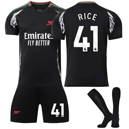 2425 Arsenal udebanetrøje RICE Fodbolddragt med sokker