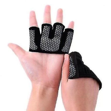 Vektløftehansker for Kvinner og Menn - Barhåndsdesign for Forbedret Grep, Treningshansker for Vektløfting