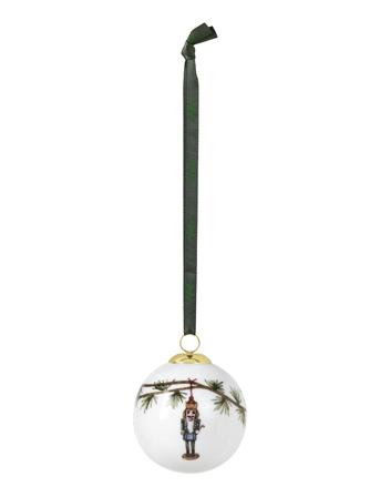 Hammershøi Christmas Kula 2018 Ø6 Cm Vit M. Deko Home Decoration Christmas Decoration Christmas Baubles & Tree Accessories Multi/mönstrad Kähler
