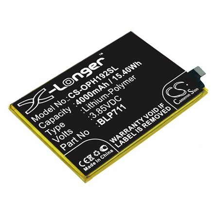 Batteri till SmartPhone, Mobil för OPPO A1K, CPH1923, 1923