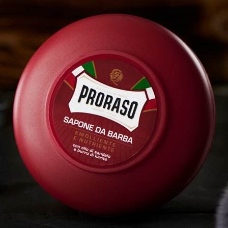 150ml Sandalwood & Shea Butter Shaving Soap for Men - Shaving creams & soaps