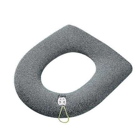 Yleiskäyttöinen WC-istuimen pehmuste paksuille WC-istuimille Pestävä WC-rengas Pehmeä WC-istuimen kansi Matto Kylpyhuoneen sisustus