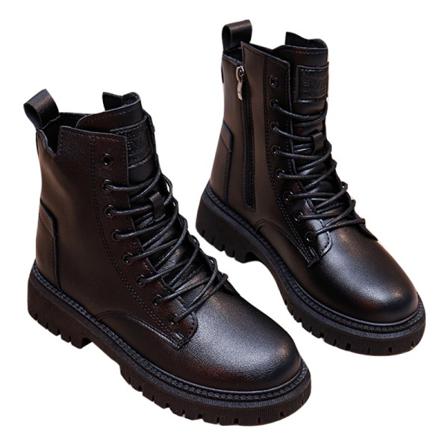 Kvinnors Mid Ankel Bootie Rund Toe Kort Bootie