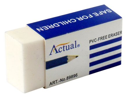 Radergummi ACTUAL 42x11x19mm vit 30/fp - Lyreco - Skola och förskola - Pennor och tillbehör - Radergummi
