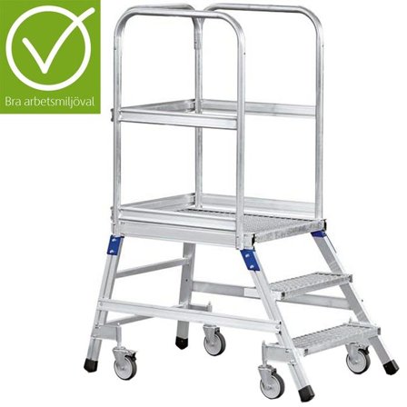 Zarges Enkel Plattformstrappa 3 steg, Stegar & ställningar