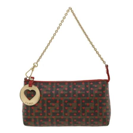 Fendi Vintage Pre-owned Læder pouches Brun, Dame Vintage Tasker, Størrelse: ONE Size