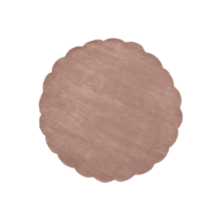 Classic Collection Matta Shell Rund 120cm Mattor Rosa 120 cm