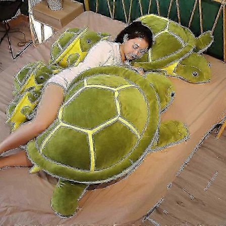 2025 Mjuka Sköldpaddsdjur Plyschleksaker Paddy Sköldpadda Docka Stor Sköldpadda Docka Barn Kudd Docka Födelsedagspresent[HK]