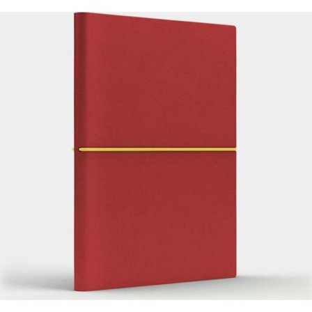 Anteckningsblock - loggbok Like u Anteckningsbok B6 Kul S linje röd/grön klar