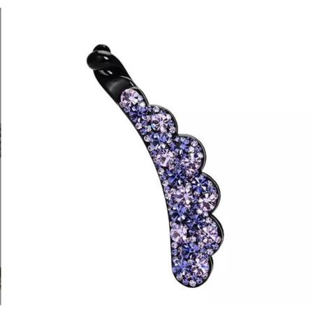 Stort Elegant Bananklämma (violett Stort)