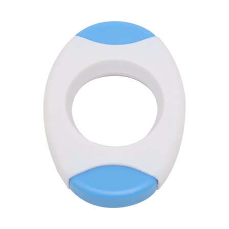 Eggeskallknekker for bløtkokte eller hardkokte egg, kjøkkenredskap eggeskallknekker, skjærer raskt av toppen på et hardkokt egg Blå