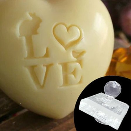 Gennemsigtige Sæbestempler Naturlig Æterisk Olie Sæbefremstillingsværktøjer Tilbehør