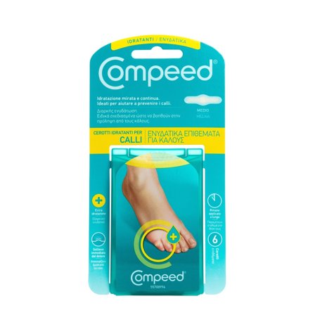 Compeed Cerotti Calli Idratanti 6 Pezzi