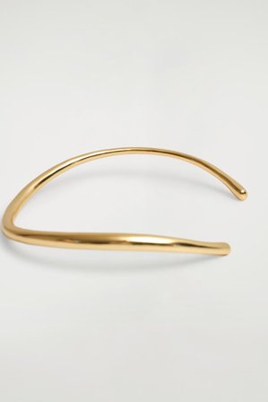 COS Femme Collier Torque Incurvé in Bronze