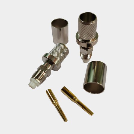 FME-kontakt hona 1852-Marine, till Ø10 mm koaxialkabel (RG213), crimp, 2-pack