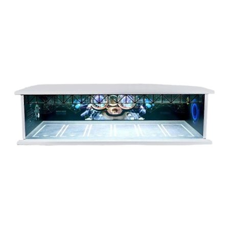 Displayfodral för fordon i skala 1:64 med belysning, garage för modellbilar