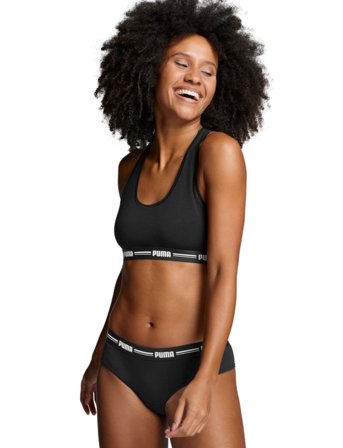 PUMA Puma Women Brazilian 2P Pack - Black - XS