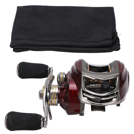 Metal Dual Brake Baitcasting Hjul Magnetisk Bremse System Højre Hånds Fiskespole