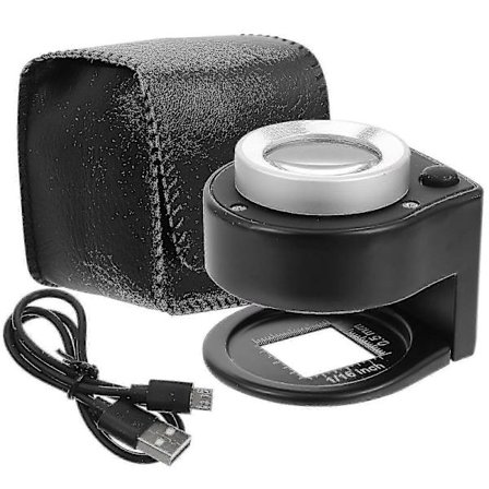 30x Bordsförstoringsglas med Lampa för Arbetsförstoring