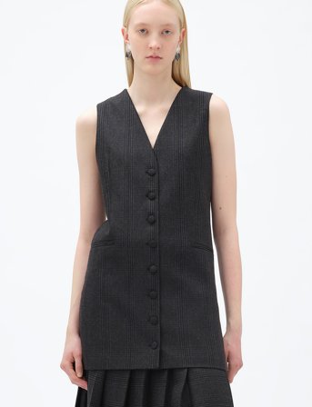 REMAIN Birger Christensen Suiting Vest - Black - 38