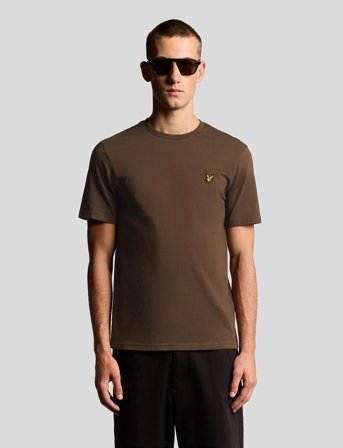 Lyle & Scott Plain T-Shirt - Brown - L