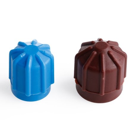 1 Par R134a Auto AC A/C for Ventilhette Kjølemiddel for Ventil Høy/Lav Spenning Du