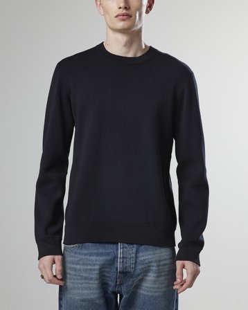 NN.07 Luis 6430 Pullover Herren Schwarz Baumwollmix