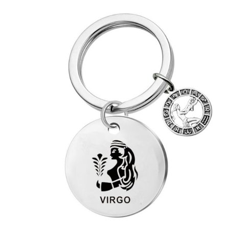 Ny nyckelring i 12 konstellationer i rostfritt stål