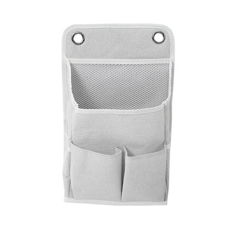 Gratis 2 kroker Hybel Oppbevaring Seng Side Hengende Kurv Student Soverom Oppbevaringspose Seng Side Vegg Oppbevaring Stoff Hengende Ba [DB]