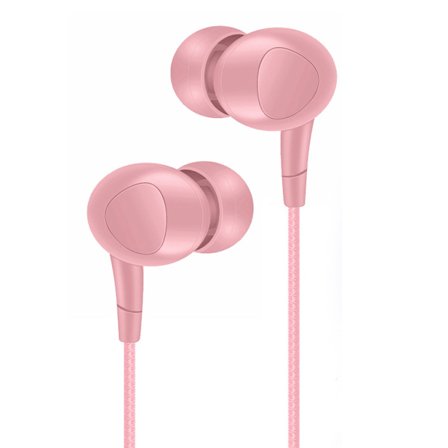 XO Trådbundna hörlurar EP50 uttag 3,5mm rosa rosa