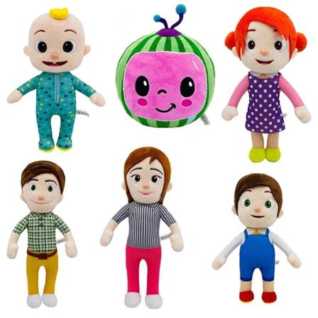 Singing Cocomelon plysjleketøy 26 cm utstoppet dukke pedagogiske barn - Perfet Family