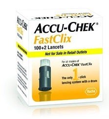 Accu-Check Fastclix 100 2 Lancette Pungidito