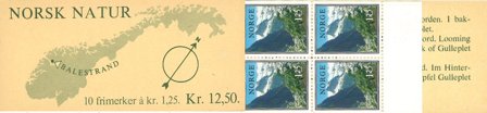 Norge 1976 - AFA 741Cv + 741Ch - Postfrisk hæfte