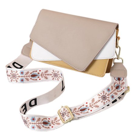 IC Bump Färg Liten Väska Kvinnors Nya All-Match Bred Rem