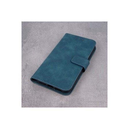 Fodral Smart Velvet Book iPhone 13 - Mörkgrön
