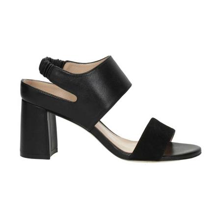 Stuart Weitzman, Sandals erica Leather Zwart, Dames, Maat:37 EU