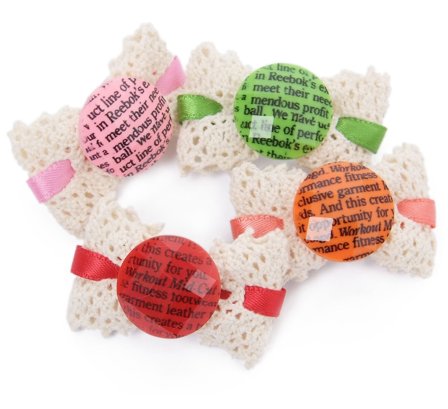 Puppy Angel - Cotted Boucle Hårspänne