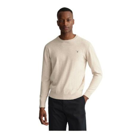 Gant - Tröjor - Beige - Herr - Storlek: M, Herr, Storlek: M