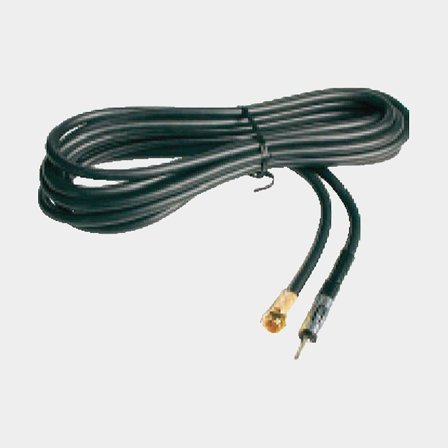 Glomex FM kabel Female gold/Motorola plugg, 3.6m