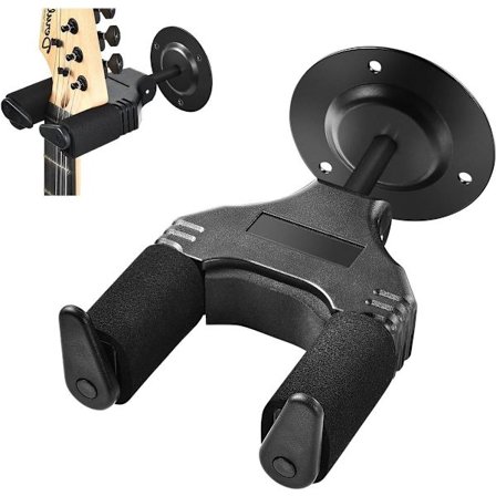 Væg Guitar Stativ med Automatisk Lås, Sikkert Guitar Vægbeslag til Ophængning af Guitar, Egnet til Bas, Mandolin, Banjo