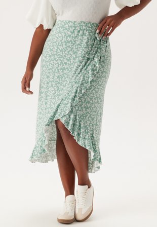 Happy Holly Frill Wrap Skirt Tøj