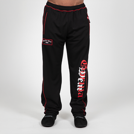 Gorilla Wear Marlow Mesh Treenihousut Musta Punainen