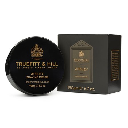 Truefitt and Hill Truefitt & Hill Apsley Shave Cream Bowl 190 g, Mænd, Barbering, Skum, Sprit & Gel