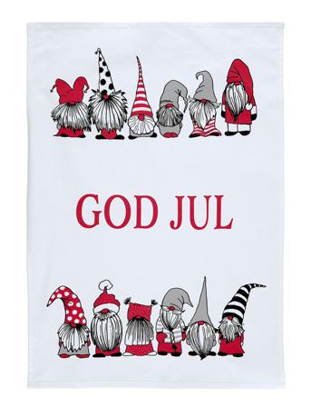 Kitchen Towel Santa Home Decoration Christmas Decoration Christmas Accessories Valkoinen Noble House