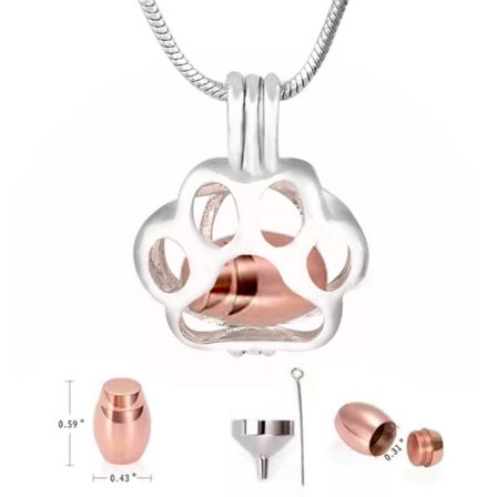 Bone Ash hängsmycke Jubileumshalsband Urnhalsband