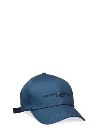 Established Essential Cap Accessories Headwear Caps Blå Tommy Hilfiger
