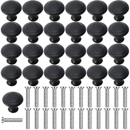 25 stk Skapknotter 30 mm for Bad, Skap