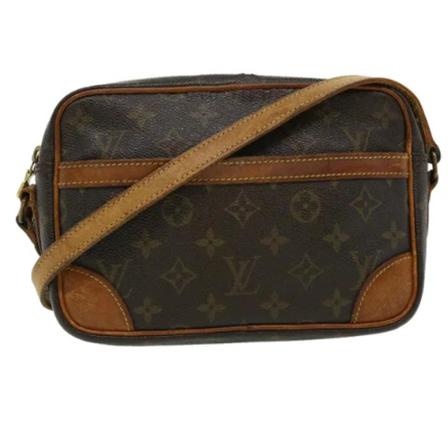 Louis Vuitton Vintage, Pre-owned Canvas louis-vuitton-bags Bruin, Dames, Maat:ONE Size