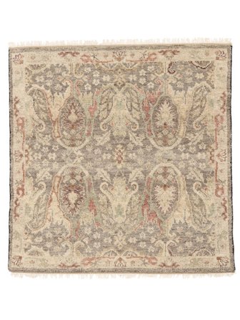 Oriental Oushak Indo Rug 200X202 Square Orange/Brown Wool