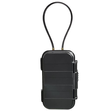 Rejse sikker låseboks, bærbar sikkerhedsboks til rejser, tyverisikker strandboks